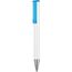 Kugelschreiber LIFT ST (weiß / caribic-blau) (Art.-Nr. CA793813)