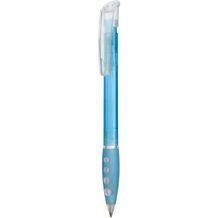Kugelschreiber BUBBLE TRANSPARENT (caribic-blau) (Art.-Nr. CA794895)