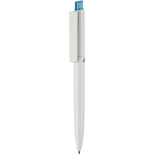 Kugelschreiber CREST RECYCLED (grau recycled / caribic-blau) (Art.-Nr. CA829523)