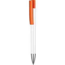 Kugelschreiber STRATOS (weiß / orange) (Art.-Nr. CA843301)