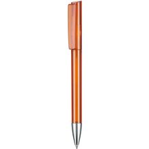 Kugelschreiber GLORY TRANSPARENT (flamingo-orange) (Art.-Nr. CA851457)