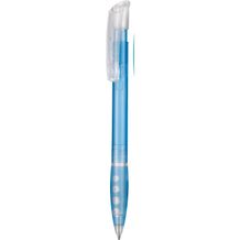 Kugelschreiber BUBBLE TRANSPARENT (eis-blau) (Art.-Nr. CA851626)