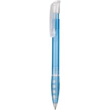 Kugelschreiber BUBBLE TRANSPARENT (eis-blau) (Art.-Nr. CA851626)