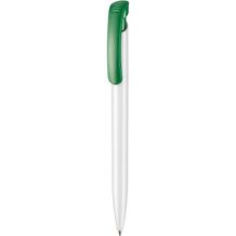 Kugelschreiber CLEAR SHINY (weiß / minze-grün) (Art.-Nr. CA852709)
