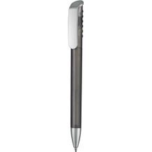 Kugelschreiber TOP SPIN FROZEN SI (topas-grau) (Art.-Nr. CA858802)