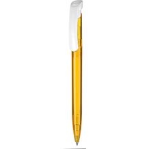 Kugelschreiber CLEAR TRANSPARENT S (mango-gelb) (Art.-Nr. CA877114)