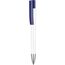 Kugelschreiber STRATOS (weiß / azur-blau) (Art.-Nr. CA881695)