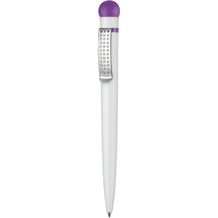 Kugelschreiber SATELLITE (weiß / violett) (Art.-Nr. CA883147)