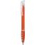Kugelschreiber BUBBLE TRANSPARENT (flamingo-orange) (Art.-Nr. CA891240)