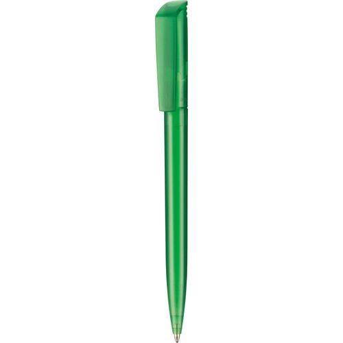 Kugelschreiber FLIP TRANSPARENT (Art.-Nr. CA891324) - Perfekter Massenstreuartikel. Glänzende...