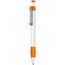 Kugelschreiber SPRING GRIPPY (weiß / orange) (Art.-Nr. CA893582)