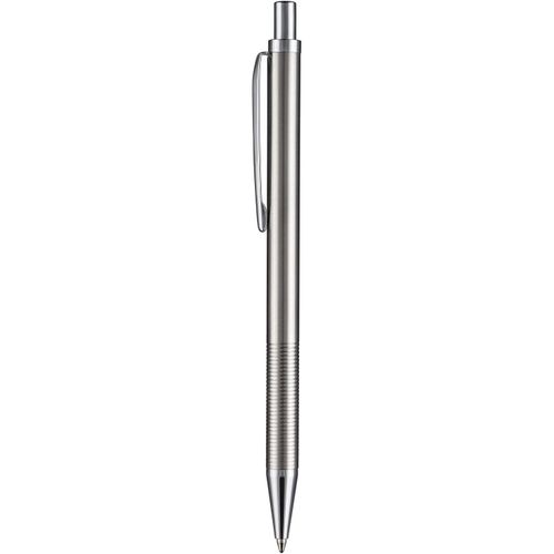 Kugelschreiber STEEL (Art.-Nr. CA896172) - Dieser schlanke Metallkugelschreiber...
