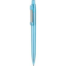 Kugelschreiber STRONG TRANSPARENT (caribic-blau) (Art.-Nr. CA904684)