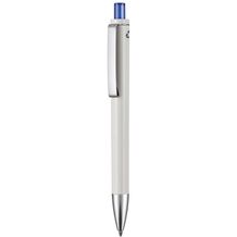 Kugelschreiber EXOS RECYCLED (grau recycled / royal-blau) (Art.-Nr. CA910264)