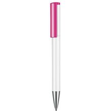 Kugelschreiber LIFT (weiß / fuchsia-pink) (Art.-Nr. CA914521)