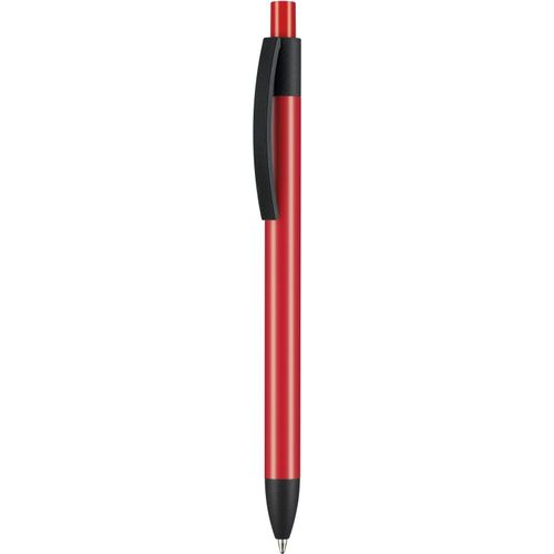 Kugelschreiber CAPRI (Art.-Nr. CA923356) - Elegant kommt dieser Metallkugelschreibe...