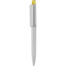 Kugelschreiber CREST RECYCLED + grau (grau recycled / ananas-gelb) (Art.-Nr. CA972254)