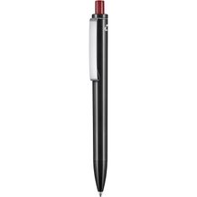 Kugelschreiber EXOS RECYCLED P (schwarz recycled / rubin-rot) (Art.-Nr. CA993696)