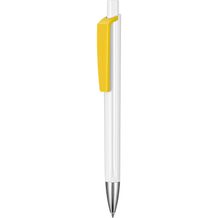 Kugelschreiber TRI-STAR (weiß / zitronen-gelb) (Art.-Nr. CA997206)