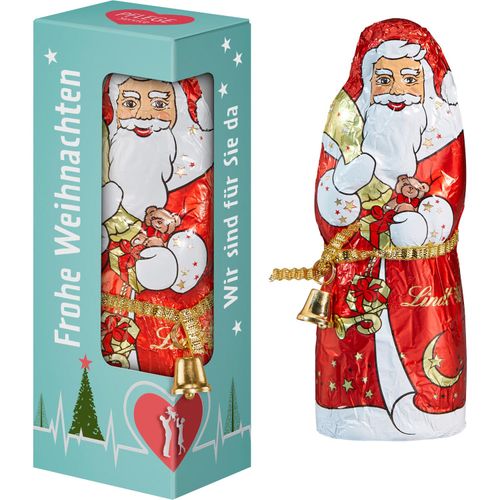 Lindt & Sprüngli Weihnachtsmann in Geschenkbox (Art.-Nr. CA180800) - Lindt & Sprüngli Weihnachtsmann, Hohlfi...