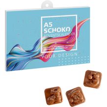 A5-Schoko-Adventskalender - kleine Menge (4-farbig) (Art.-Nr. CA204183)