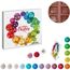 reinpapier® Mini-Adventskalender mit personalisierten M&M'S® Schokolinsen (4-farbig) (Art.-Nr. CA215463)