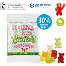 Vegane Smart-Bärchen im kompostierbaren Tütchen [100er Pack] (1-5-farbig) (Art.-Nr. CA371259)