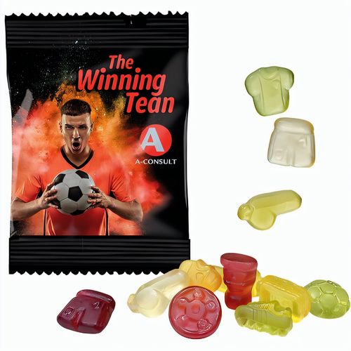 Overnight Fußballfieber-Fruchtgummi (Art.-Nr. CA533247) - Fruchtgummi Fußballfieber Mix mit 10 ...