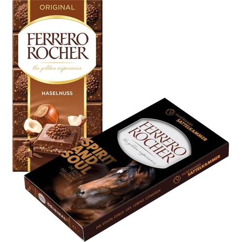 FERRERO Rocher Schokoladentafel im Schuber (Art.-Nr. CA974811) - Rocher Schokoladentafel von Ferrero, in...