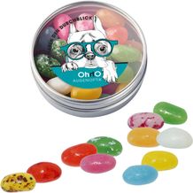 Klarsichtdose mit Jelly Beans (1-5-farbig) (Art.-Nr. CA976354)