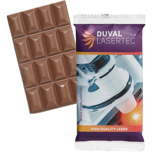 SUPER-MAXI-Schokoladentafel in konventioneller Folie (Art.-Nr. CA991778) - aus Vollmilchschokolade mit mindestens...