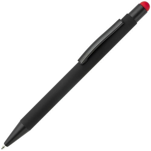 New York schwarz Gummiert Stylus (Art.-Nr. CA000459) - Eleganter Metall Kugelschreiber mit...