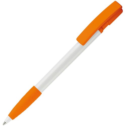 Kugelschreiber Nash Hardcolour mit Gummigriff (Art.-Nr. CA001183) - Kugelschreiber mit hardcolour Schaft,...