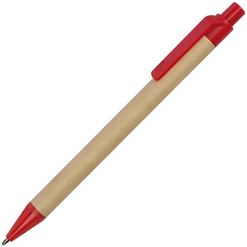 Papierkugelschreiber (Art.-Nr. CA003956) - Bio Papierkugelschreiber mit farbigen...