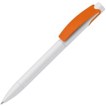 Kugelschreiber Punto (Weiss / orange) (Art.-Nr. CA009604)