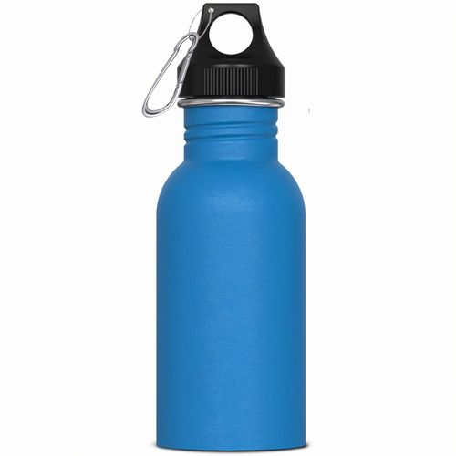 Wasserflasche Lennox 500ml (Art.-Nr. CA022107) - Einwandige Trinkflasche aus Edelstahl....