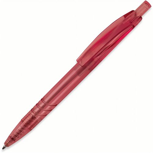 Kugelschreiber aus R-PET-Material (Art.-Nr. CA025705) - Transparenter Kugelschreiber aus recycel...