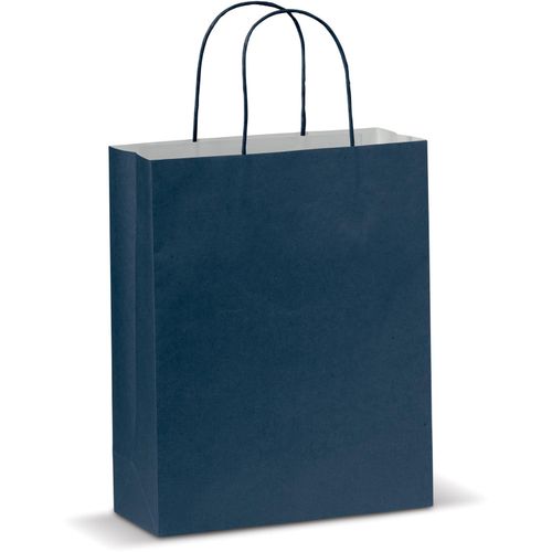 Mittlere Papiertasche im Eco Look 120g/m² (Art.-Nr. CA032005) - Mittelgroße matte Papiertragetasch...