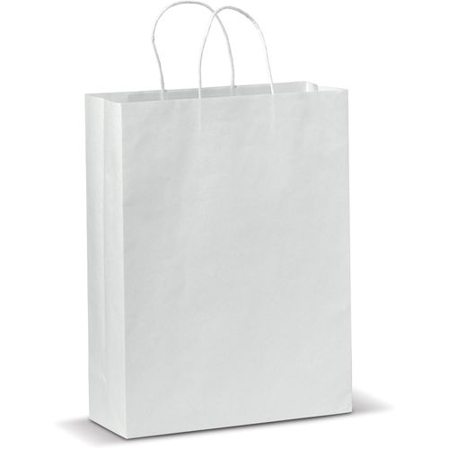 Große Papiertasche im Eco Look 120g/m² (Art.-Nr. CA048890) - Großformatige matte Papiertragetasch...