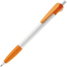 Kugelschreiber Cosmo Grip HC (Weiss / orange) (Art.-Nr. CA053033)