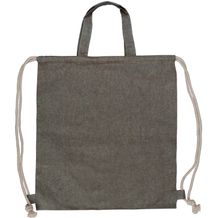 Tasche/Beutel mit Kordelzug aus recycelter Baumwolle 38x42cm (Grau) (Art.-Nr. CA068731)
