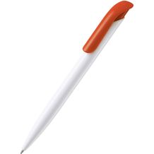 Kugelschreiber Modell Atlas Hardcolour (Weiss / rot) (Art.-Nr. CA085891)