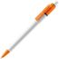 Kugelschreiber Baron Colour Hardcolour (Weiss / orange) (Art.-Nr. CA089411)