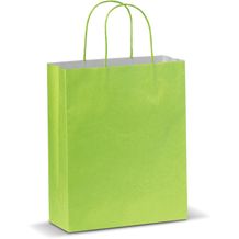 Mittlere Papiertasche im Eco Look 120g/m² (hellgrün) (Art.-Nr. CA098200)