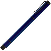 Kugelschreiber mit Textmarker 2in1 (dunkelblau) (Art.-Nr. CA101236)