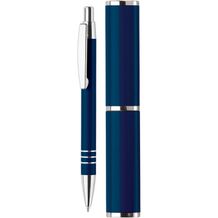 Kugelschreiber in Köcher (dunkelblau) (Art.-Nr. CA106694)