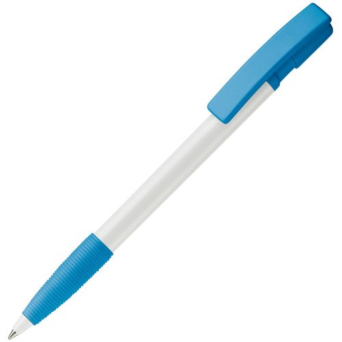 Kugelschreiber Nash Hardcolour mit Gummigriff (Art.-Nr. CA106933) - Kugelschreiber mit hardcolour Schaft,...