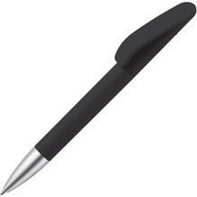 Kugelschreiber Slash soft touch R-ABS (Schwarz) (Art.-Nr. CA121098)