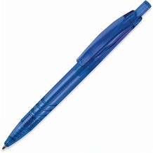 Kugelschreiber aus R-PET-Material (transparent blau) (Art.-Nr. CA150383)