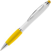Kugelschreiber Hawaï Stylus weiß (Weiss / Gelb) (Art.-Nr. CA158115)